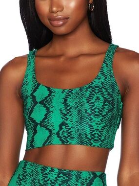 Beach Riot Leah Top Jellybean Snake Size Large